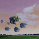 01. There Is Hope For A Treasure, 2022  Oil on canvas 36 x 36 inches/ 91.4 x 91.4 centimeters