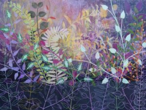 Remember, The Entrance Door To The Sanctuary Is Inside You, 2026 Oil on Canvas 36 x 48 in/91.4 x 122 cm